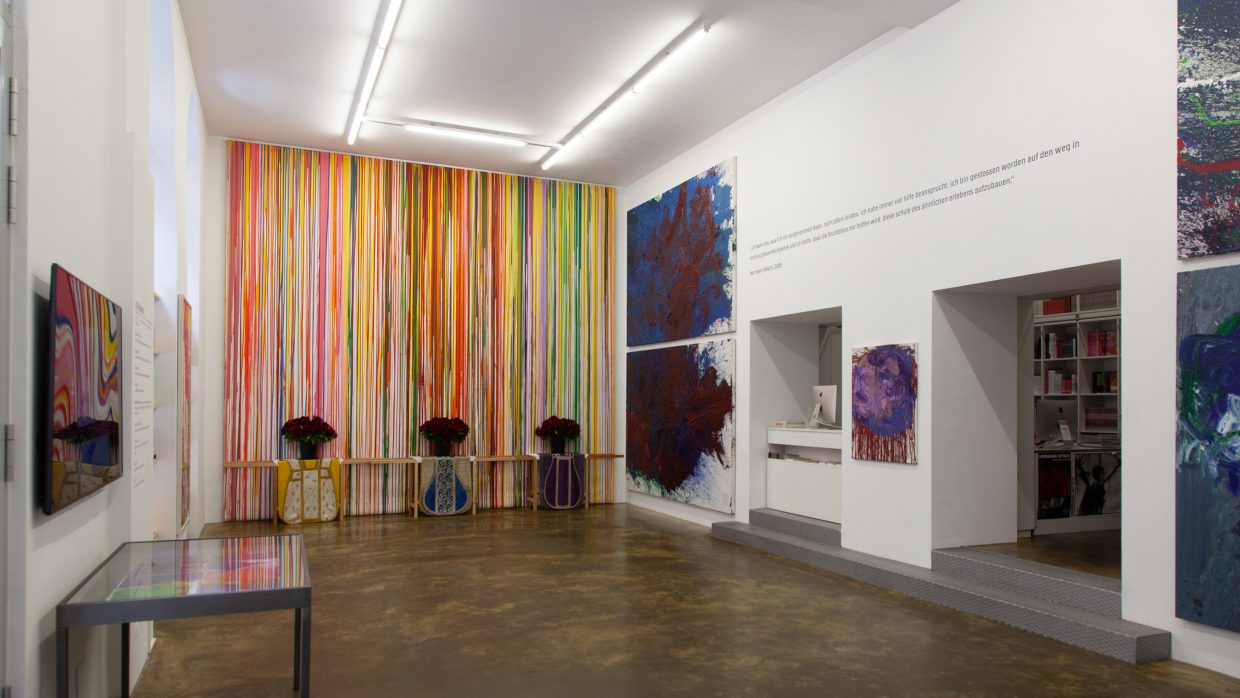 Exhibition view "Hermann Nitsch. 88th painting action | Photo: Janina Lenz