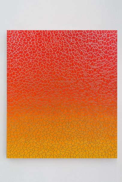 Ekrem Yalcindag Infinity Orange oil on canvas 140x120cm 2020
