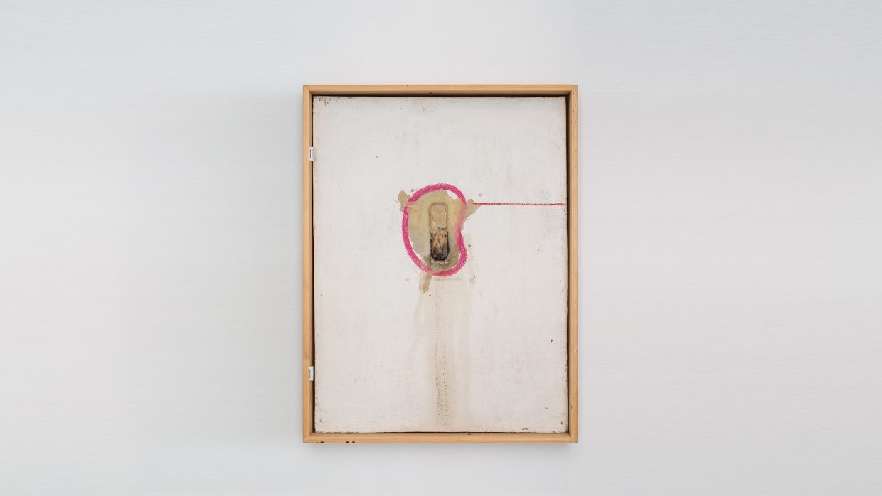 Hermann Nitsch, Menstruationsbindenbild 1964, WAM © kunst-dokumentation.com / Manuel Carreon Lopez
