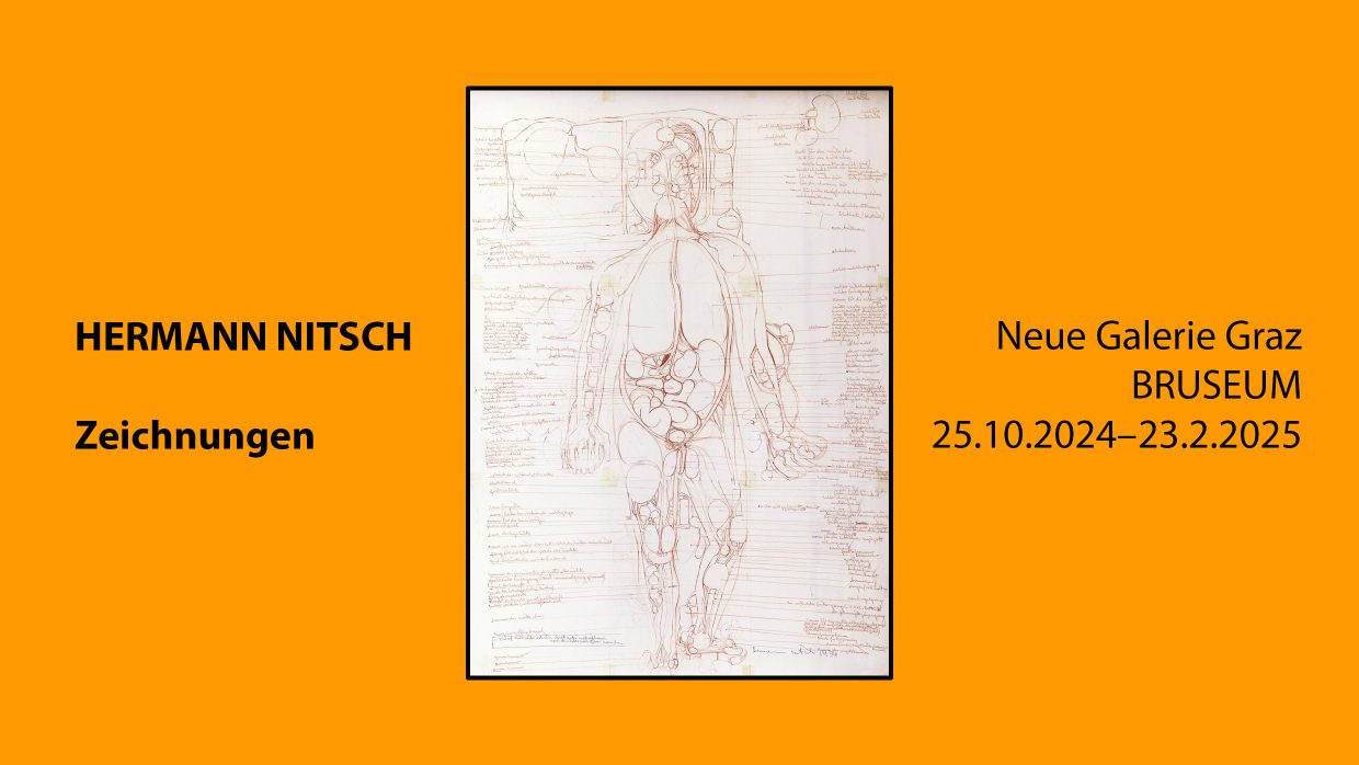 Hermann Nitsch, Zeichnungen - Bruseum, Graz