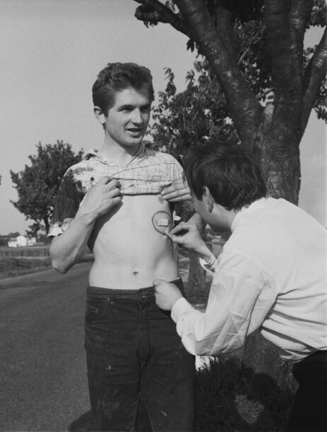 Heinz Cibulka und Hermann Nitsch 1965